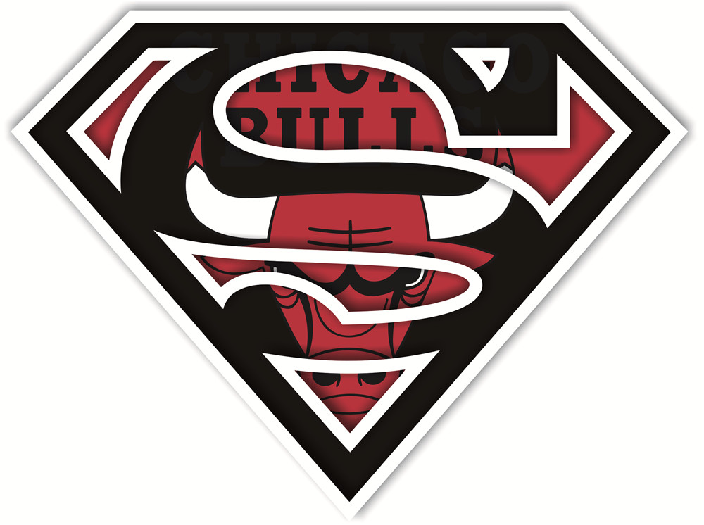 Chicago Bulls superman iron on heat transfer...